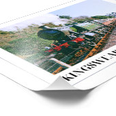 Dampfzug, Kingswear, Devon Fotodruck (Ecke)