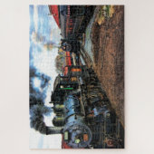 Dampfzug Lokomotive #08 Jigsaw Puzzle 1014 pc. (Vertikal)