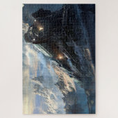 Dampfzug Lokomotive #28 Jigsaw Puzzle 1014 pc. (Vertikal)