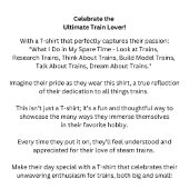 Dampfzug Lover Lüfter - Was ich in der Freizeit ma T-Shirt