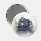 Dampfzug Magnet (Vorderseite/Rückseite)
