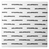 Dampfzug mit Motor- und Zugwagen Fliese (Vorderseite)