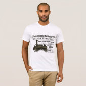 Dampfzug Motor Bauernhof Traktor Landschaftlich An T-Shirt (Vorne ganz)