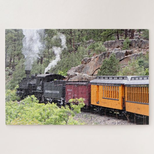Dampfzug Motor, Colorado 9 Puzzle (Horizontal)