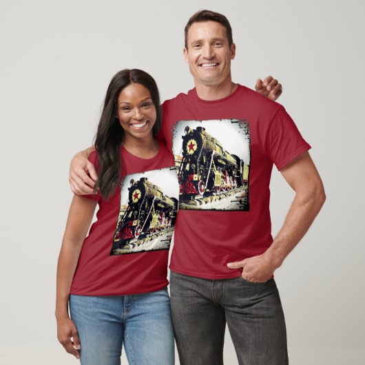 Dampfzug Motor Diesel Lokomotivzug T-Shirt (Unisex)