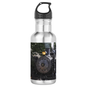 Dampfzug Motor Edelstahlflasche