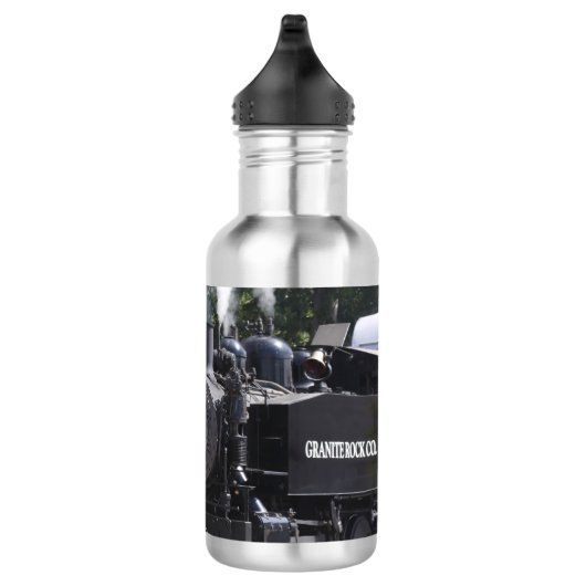 Dampfzug Motor Edelstahlflasche (Rechts)