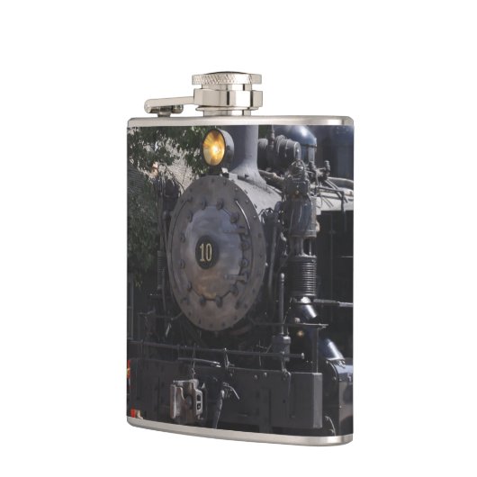 Dampfzug-Motor Flachmann (Links)