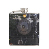 Dampfzug-Motor Flachmann (Vorderseite)