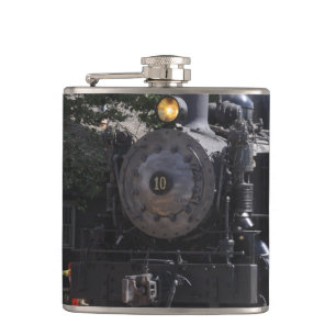 Dampfzug-Motor Flachmann