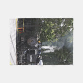 Dampfzug Motor Fleece Blanket (Vorderseite (Horizontal))