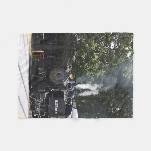 Dampfzug Motor Fleece Blanket (Vorderseite (Horizontal))