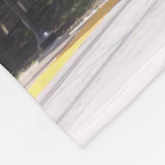 Dampfzug Motor Fleece Blanket (Ecke)