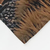 Dampfzug Motor im Sturm Fleecedecke (Ecke)