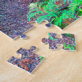 Dampfzug Motor Lokomotivbahn Puzzle (Seite)