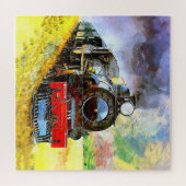 Dampfzug Motor Lokomotive 778 Puzzle (Horizontal)