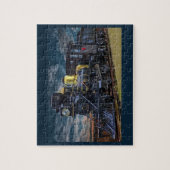 Dampfzug Motor Lokomotive Eisenbahn Eisenbahn Ji Puzzle (Vertikal)