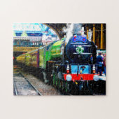 Dampfzug Motor Lokomotive Eisenbahn Puzzle (Horizontal)