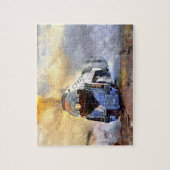 Dampfzug Motor Lokomotivmalerei Eisenbahn Ji Puzzle (Vertikal)