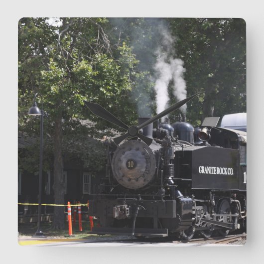 Dampfzug Motor Motor Uhr (Vorderseite)