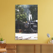 Dampfzug Motor Train Canvas Print Leinwanddruck (Insitu (Wohnzimmer))