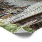 Dampfzug Motor Train Poster (Ecke)