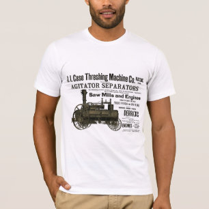 Dampfzug Motor Zuchtbetrieb Traktorenzucht Antik T-Shirt