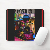 Dampfzug Mouse Pad Mousepad (Mit Mouse)