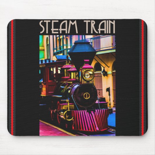 Dampfzug Mouse Pad Mousepad (Vorne)
