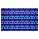 Dampfzug Muster - Baby Blue on Deep Navy Stoff (Fat Quarter (45,7 x 55,9 cm))