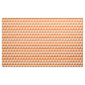 Dampfzug Muster - Orange auf Weiß Stoff (Yard (91,4 cm))