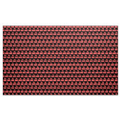 Dampfzug Muster - Tropisches Rosa auf schwarz Stoff (Yard (91,4 cm))