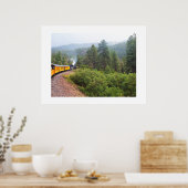 Dampfzug nach Silverton Poster (Küche)