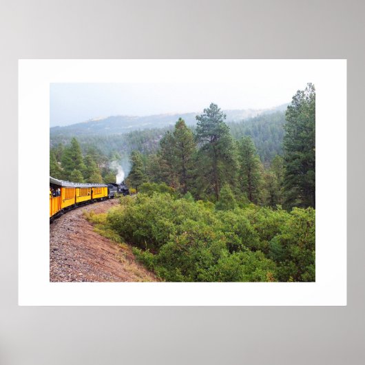 Dampfzug nach Silverton Poster (Vorne)