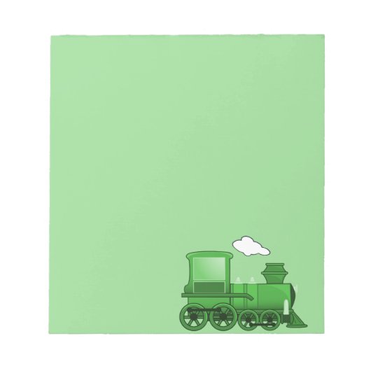 Dampfzug Notizblock (Vorderseite)
