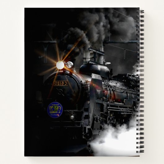 Dampfzug Notizblock (Rückseite)