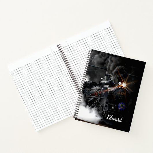 Dampfzug Notizblock (Innenseite)