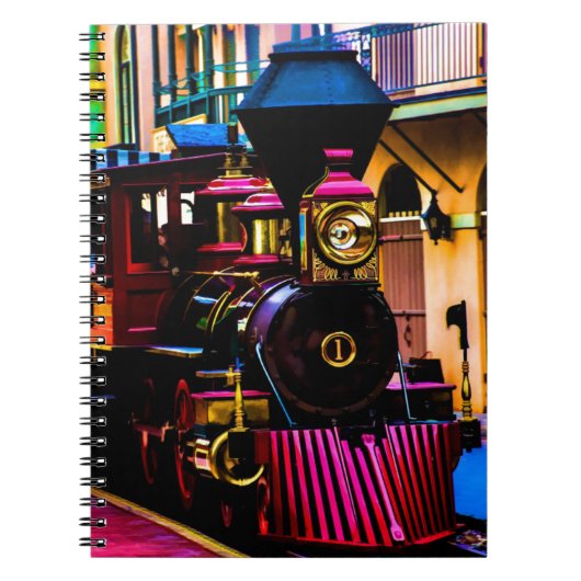 Dampfzug Notizblock (Vorderseite)