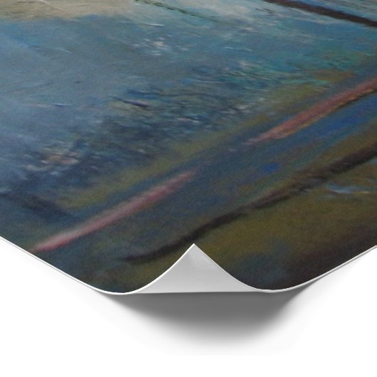 Dampfzug Poster (Ecke)