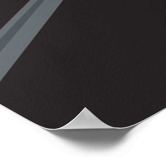 Dampfzug Poster (Ecke)