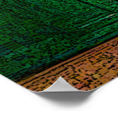 Dampfzug Poster (Ecke)