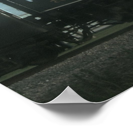 Dampfzug Poster (Ecke)