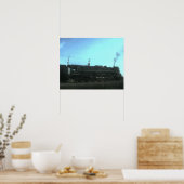 Dampfzug Poster (Küche)