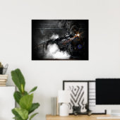 Dampfzug Poster (Heimbüro)