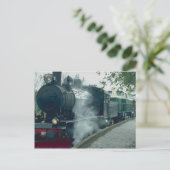 Dampfzug Postkarte (Stehend Vorderseite)