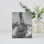Dampfzug Postkarte (Stehend Vorderseite)