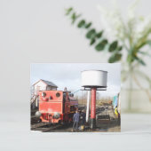 DAMPFZUG POSTKARTE (Stehend Vorderseite)