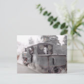 DAMPFZUG POSTKARTE (Stehend Vorderseite)