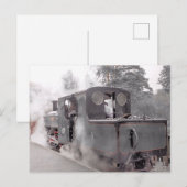 DAMPFZUG POSTKARTE (Vorne/Hinten)