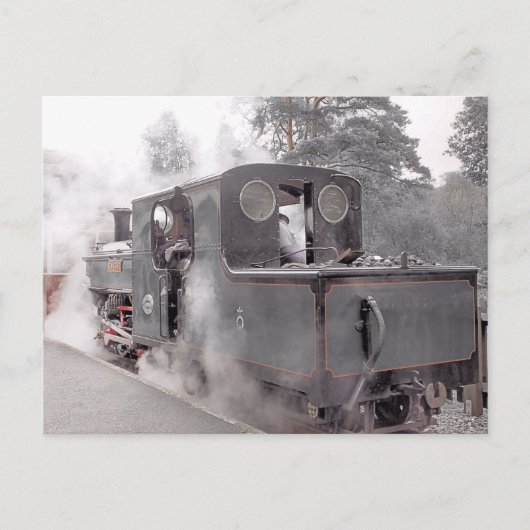 DAMPFZUG POSTKARTE (Vorderseite)